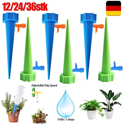 1-24x Bewässerungsystem Wasserspender Für Pflanzen Automatisch Topfpflanzen@