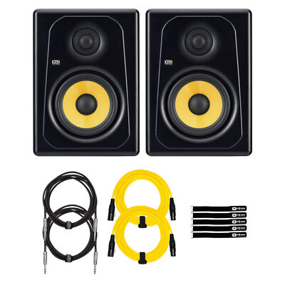 KRK K5-NA Kreate 5'' Studio Monitor Reference Speakers Pair w Cables