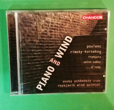 CD - Piano & Wind - Reykjavic Wind Quintet - Vovka Ashkenazy