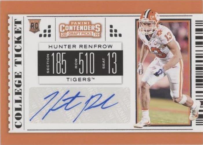 2019 Panini Contenders Draft Picks Hunter Renfrow #263 - 1 of 2