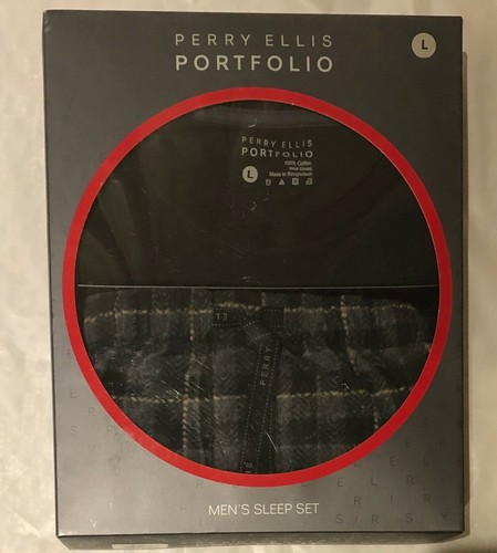 Perry Ellis Mens Sleepwear Mirco Fleece 
