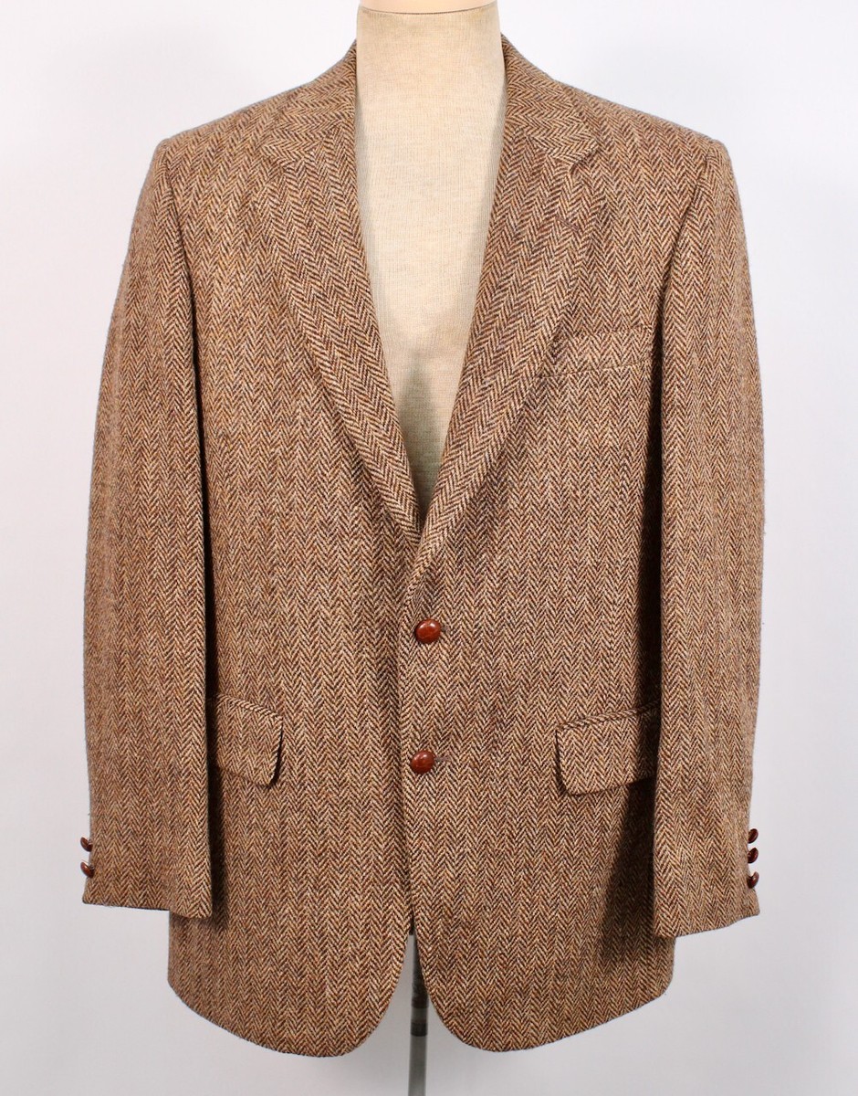 70’s Harris Tweed tailored jacket Vintage 70s Harris Tweed Scottish Wool Blazer Jacket