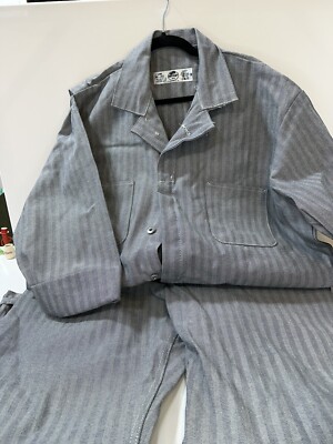 Vintage Red Kap Coveralls Herringbone Work Farm Mechanic Mens 48 Regular New