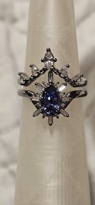 BP December Bday '24 ''Take Me To The Stars'' Tanzanite CZ On Hematite. 2~fer