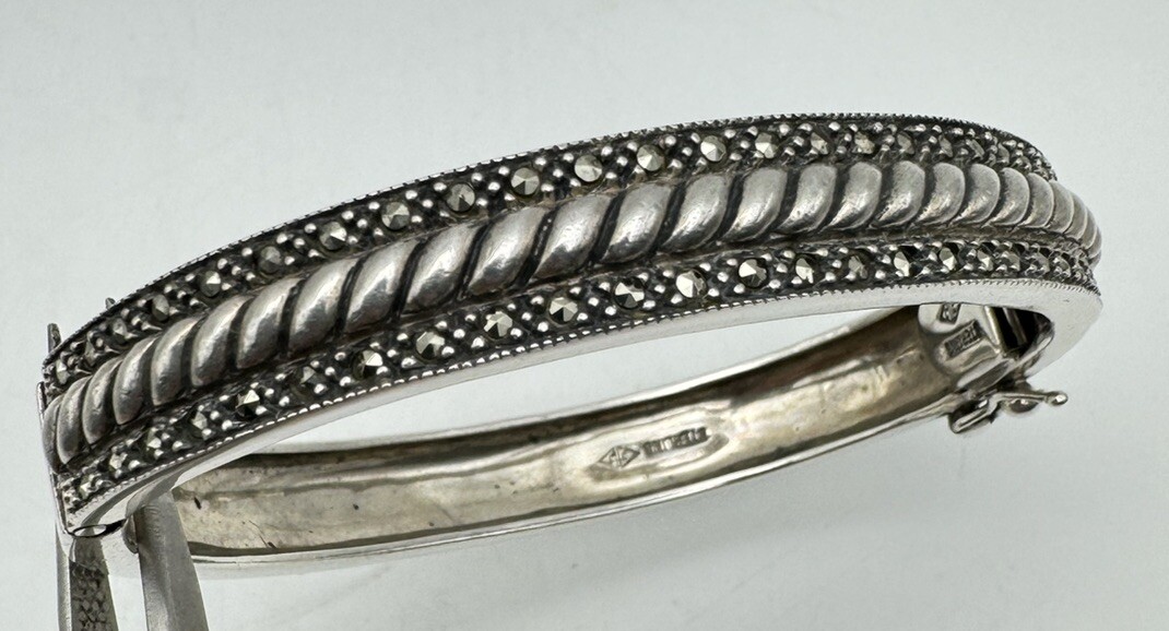 Designer Judith Jack Solid Sterling Silver 10mm M… - image 2