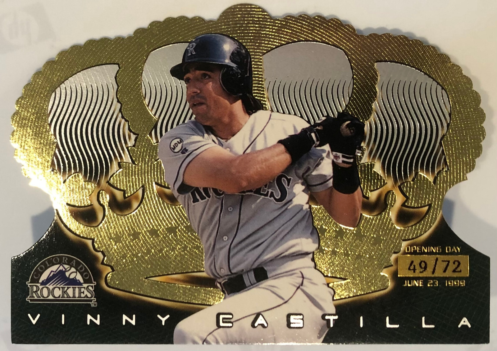 1999 Crown Royale - Opening Day - Vinny Castilla - #48 - Colorado Rockies - NrMt