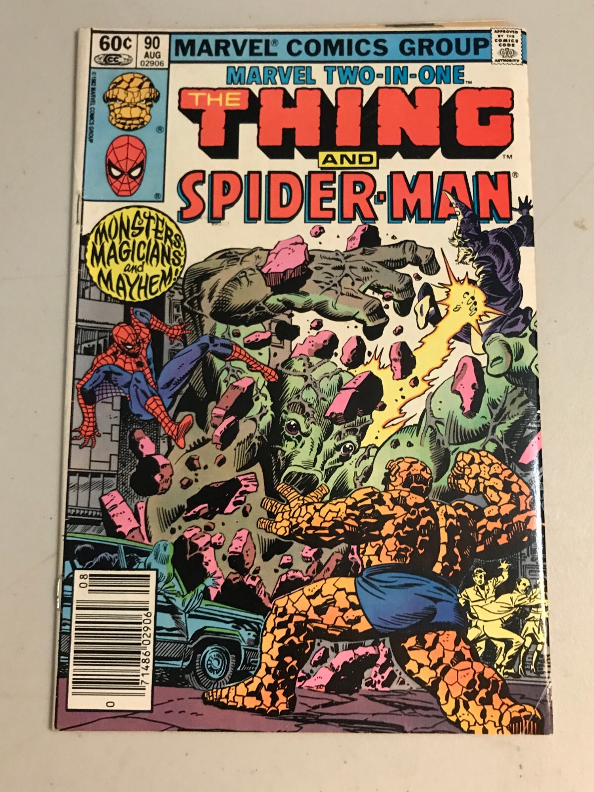 MARVEL TWO-IN-ONE #90 VF- MARVEL BRONZE AGE 1982 - SPIDER-MAN / THING