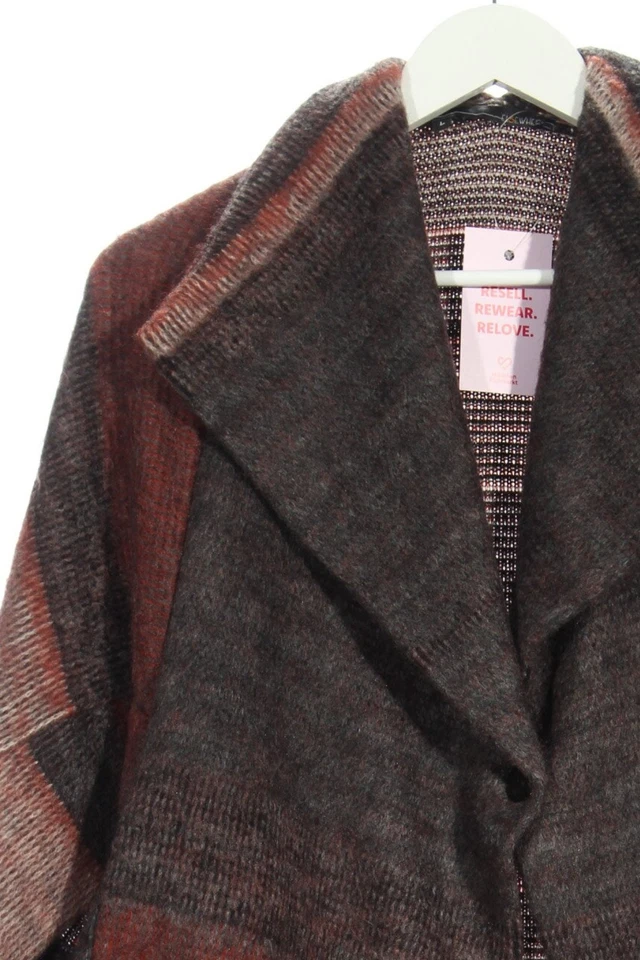 ELSEWHERE Poncho Donna Maglione Taglia IT 44 marrone-rosso stile casual - Immagine 3 di 4