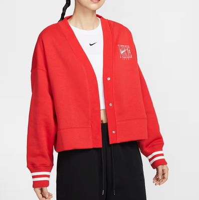 Nike Sportswear Phoenix Fleece Graphic Cardigan Women's Top