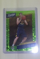 2017-18 Panini Prestige - Micro Etch Rookies T.J. Leaf #18 Bright Green (RC)