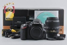 Used Nikon Nikon D3200 18-55 VR Lens Kit Black Original With Box