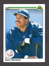 1990 Upper Deck #337 Dave Winfield - New York Yankees - HOF - FREE SHIPPING!