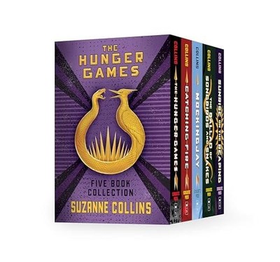 The Hunger Games 1-5 Box Set Suzanne Collins Hardback Scholastic 