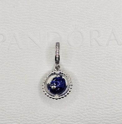   Authentic Pandora SPINNING GLOBE DANGLE CHARM