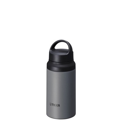 Tiger SUS thermos water bottle 400ml with handle Lightweight MCZ-S040HZ gray