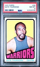 1972 TOPPS #28 NATE THURMOND PSA 8