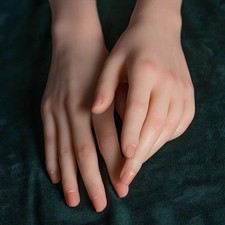 NEW Silicone Lifelike Female Hand Finger Mannequin Display Jewelry Model Props