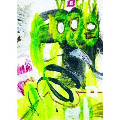 Original painting ACEO Miniature OOAK modern Art unique trend abstrakt No. 85