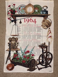 Vintage Fabric Calendar | eBay