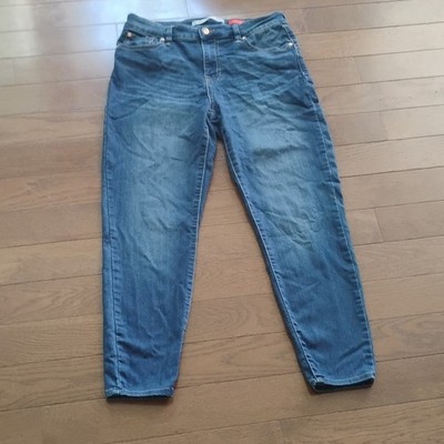Celebrity Pink Women's Blue Medium Wash Stretch Mid Rise Skinny Jeans 11/30