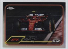 2024 Topps Chrome Formula 1 F1 Cars Refractor Carlos Sainz Jr #76 1n3b