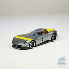 Bburago 1:64 Ferrari Monza SP1 Model Car Diecast Vehicle Collection Gift Gray