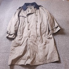 LRL Ralph Lauren Overcoat Mens 46S Cotton Polyester Beige Belt Trench Jacket