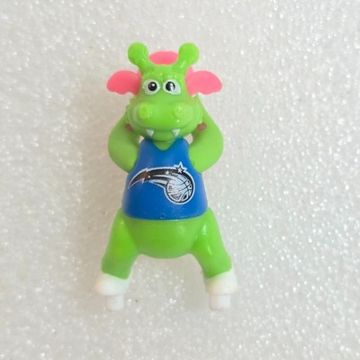 Orlando Magic Stuff the Dragon Green & Blue Kinder Joy Figure 1.5'' Loose