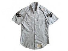 US Air Force Men's Short Sleeve Military Style Shirt Polyester/Cotton