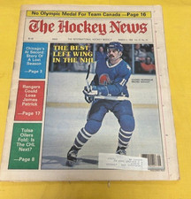 March 2, 1984 The Hockey News Weekly----Michel Goulet