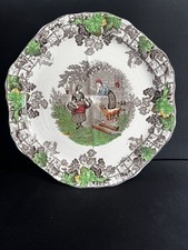  Copeland Spode Pottery Byron Series No 1 Pattern Sectioned Sandwich Plate