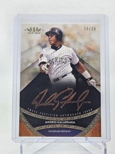 2017 Topps Tier One - Prime Performers Autographs Andres Galarraga /25