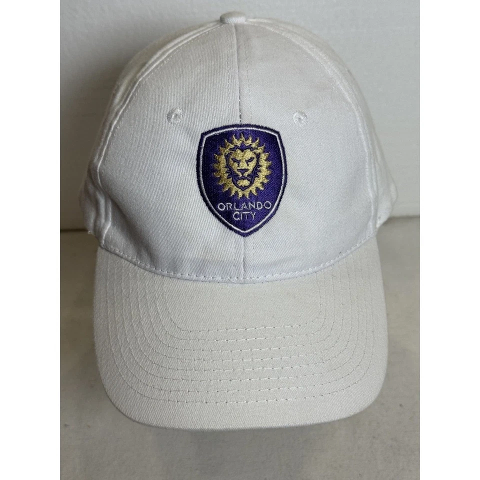 Orlando City Fútbol Gorra Blanca Sombrero Fútbol Ajustable Béisbol Golf El Jimador Foto 2 de 4