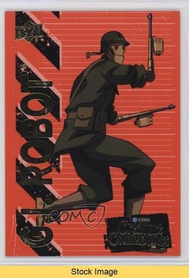 2025 Upper Deck DC Creature Commandos Red Neon GI Robot #11 READ e0y