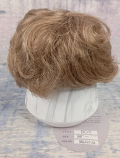 Playhouse Collections Doll Wig Bob Size 10-11 Blonde Full Cap Short StraightNEW
