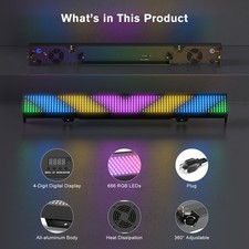 RGBW Wall Washer Light DMX512, 254 Programs Sound Activated Party Stage