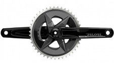 Kurbelgarnitur 172.5 mm Schwarz Sram Rival D1 DUB Wide Crankset 2x12 Speed