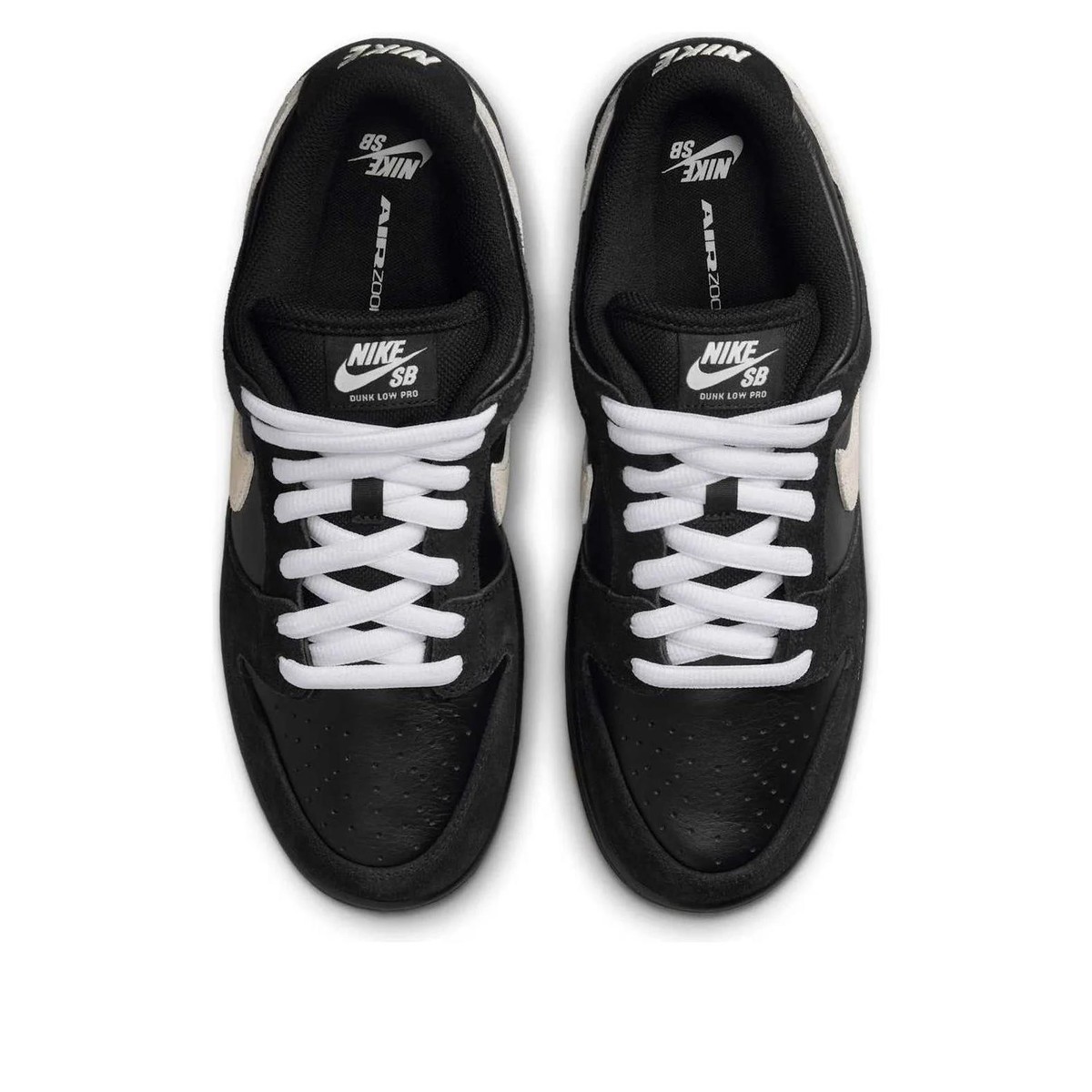 Size 8.5 - Nike Dunk Pro SB Low Black White Gum for sale online | eBay