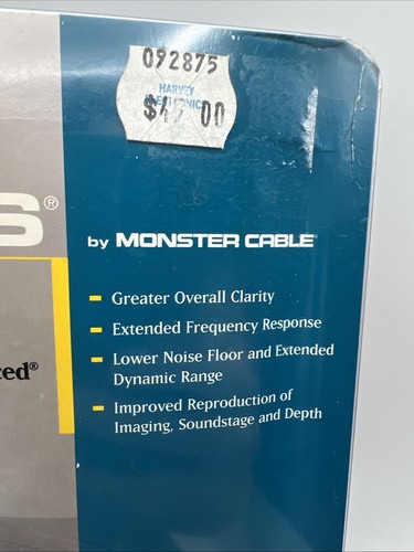 Monster M550i RCA Stereo Audio Cable MSeries 1.6 FT .5m - Picture 2 of 9
