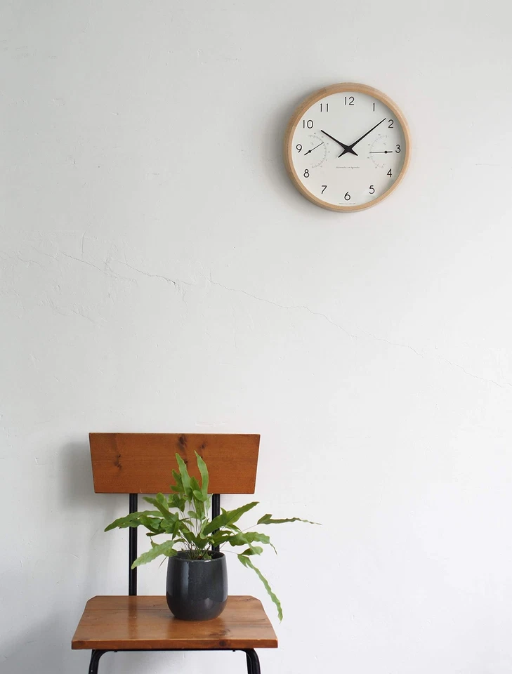 Campagne Wall Clock, Yell Natural Color, PC17-05, NT, Diameter 29.4cm - Image 2 of 4