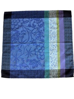 3 Le Jacquard Francais cotton 21x21 napkins new without tags. Multicolored.