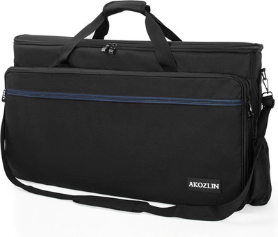 AKOZLIN Padded DJ Mixer Gig Bag Controller Travel Shoulder Bag Fits for Pioneer 