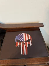 The “Punisher” Symbol Desk Mat Computer Mat 15.5” x 11.5”