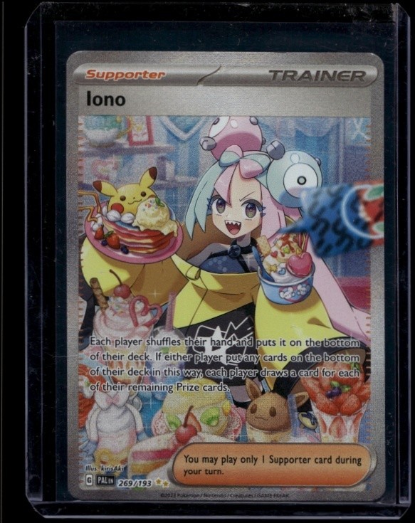Pokemon TCG Iono 269/193 Paldea Evolved Special Illustration Rare NM (A)