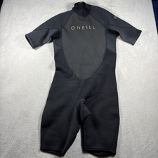O'Neill Reactor 2 Wetsuit Men  s XL Black 2mm Back Zip Short-Sleeve Spring