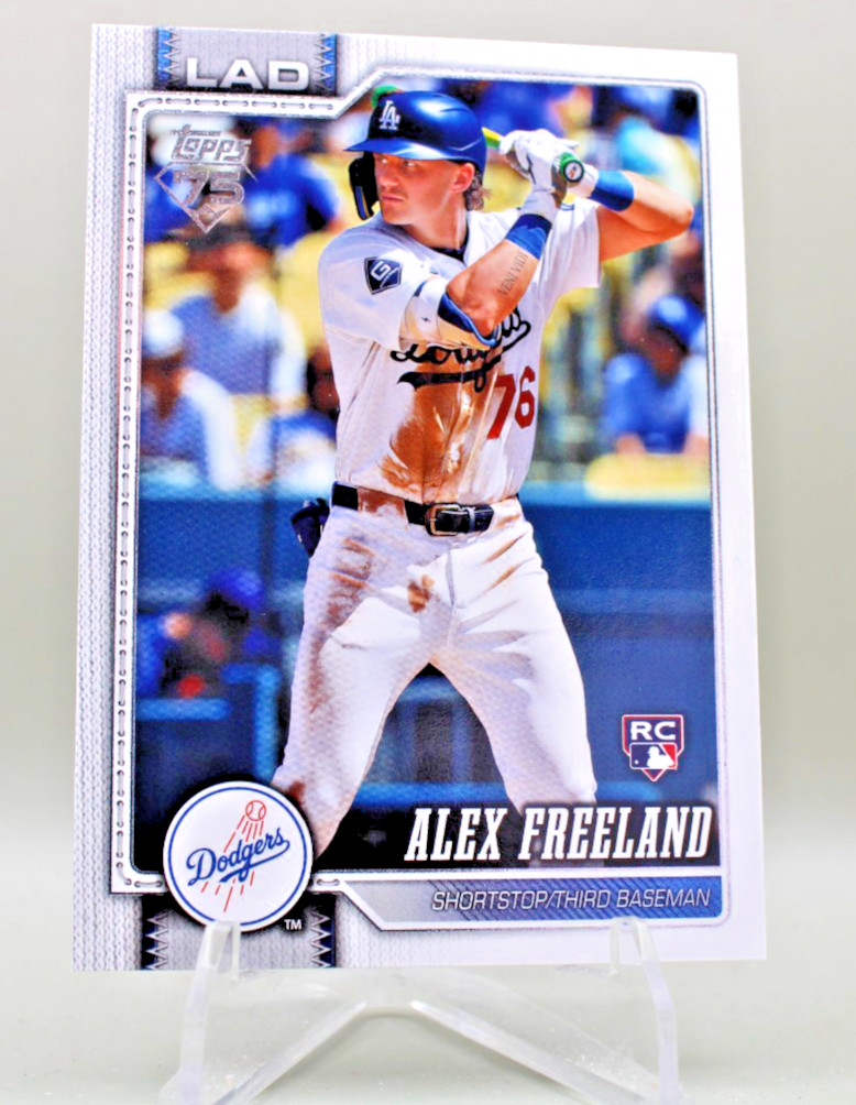 2026 Topps Series 1 - #74 Alex Freeland Dodgers (RC)