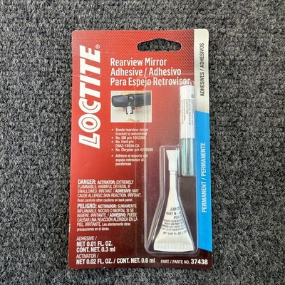 Loctite Rearview Mirror Permanent Bond Adhesive Glue 