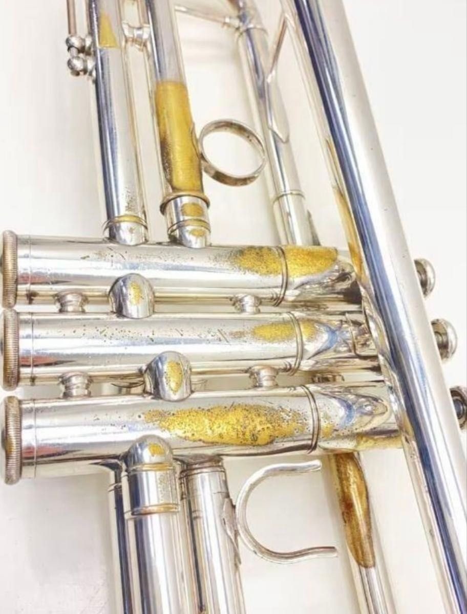 YAMAHA YTR-800GS Trumpet in Silver & Gold with Case Used from