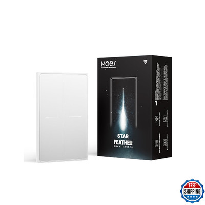 MOES Full Touch Smart Switch, ZigBee SF(Star Feather 2026 Version) Wall Light Sw