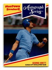 George Brett 1992 MooTown Snackers #21 Kansas City Royals como nuevo